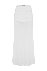 MEILA MAXI SKIRT - WHITE