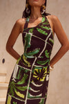 MIRANTO MIDI DRESS - ARLO GREEN