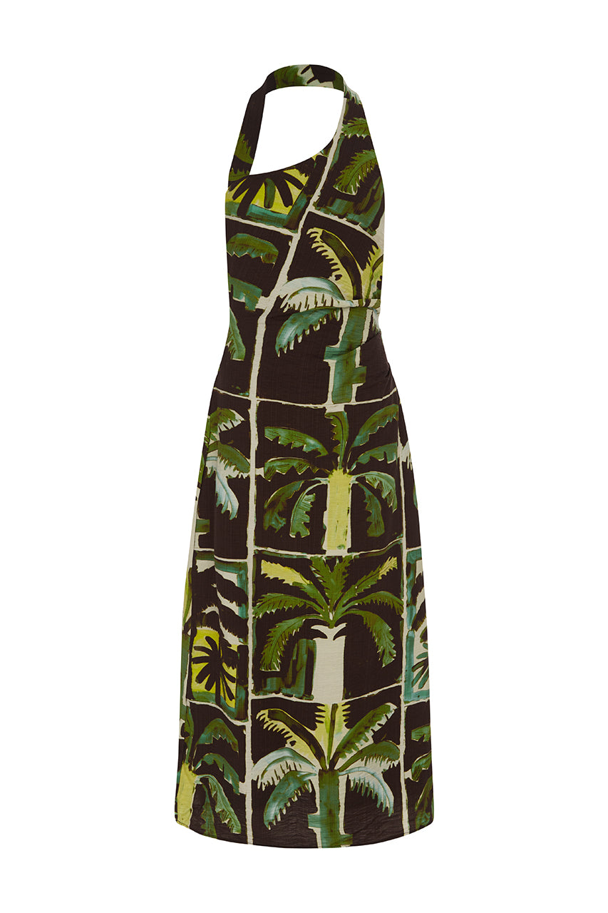 MIRANTO MIDI DRESS - ARLO GREEN