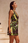 MIRANTO MINI DRESS - ARLO GREEN