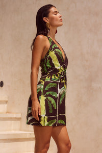 MIRANTO MINI DRESS - ARLO GREEN