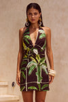 MIRANTO MINI DRESS - ARLO GREEN