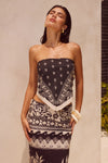 MIRANTO SCARF TOP - MILOSA BLACK