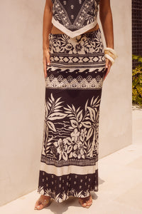 MIRANTO MAXI SKIRT - MILOSA BLACK
