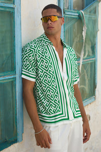 MIRKO SHORT SLEEVE SHIRT - MIRKO GREEN