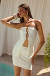 MOLLI MINI SKIRT - WHITE