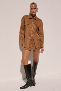 MONAH JACKET - OCHRE