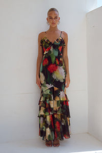 NAMARI MAXI DRESS - ASHA PRINT