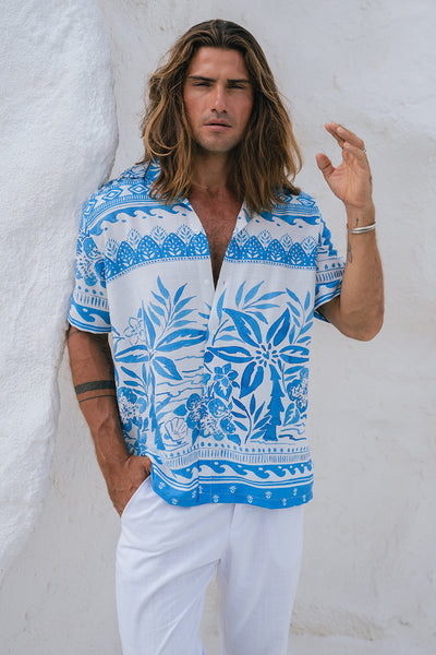 NIKOLAI SHIRT - MILOSA BLUE