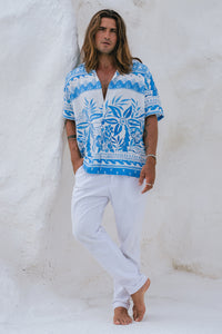 NIKOLAI SHIRT - MILOSA BLUE