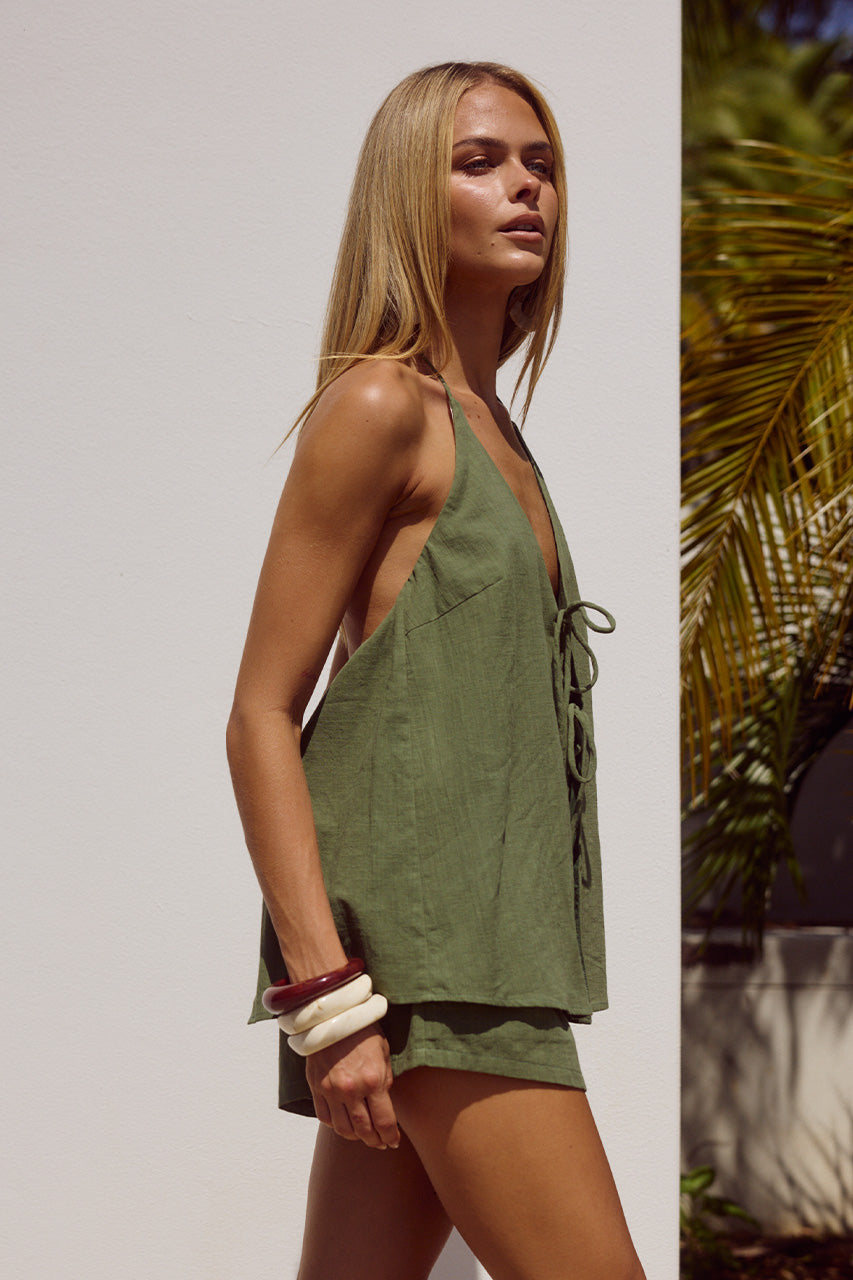 OCTAVIA TOP - KHAKI
