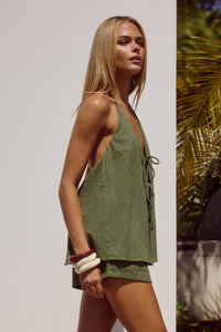 OCTAVIA TOP - KHAKI