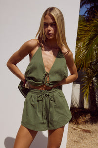 OCTAVIA SHORT - KHAKI