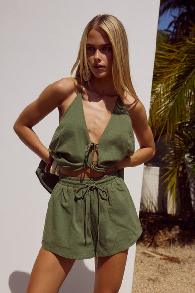 OCTAVIA SHORT - KHAKI
