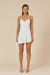 ODEZA MINI DRESS - WHITE