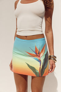 OPHIRA SEQUIN MINI SKIRT - PARADISE OMBRE