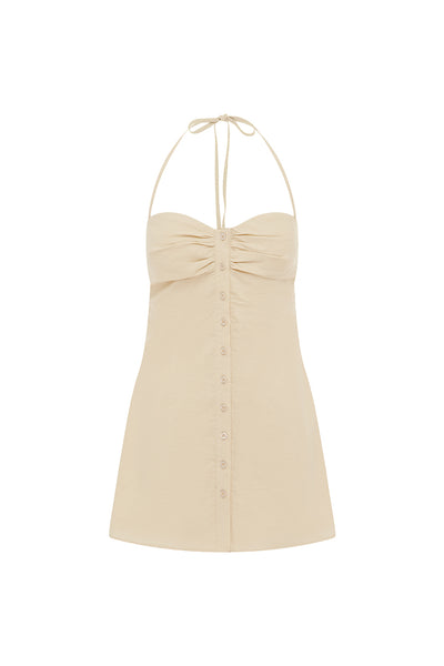 PERRI MINI DRESS - SAND