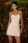 PERRI MINI DRESS - SAND