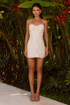 PERRI MINI DRESS - SAND