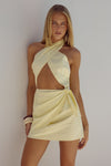 POPPY MINI DRESS - LEMON