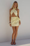 POPPY MINI DRESS - LEMON