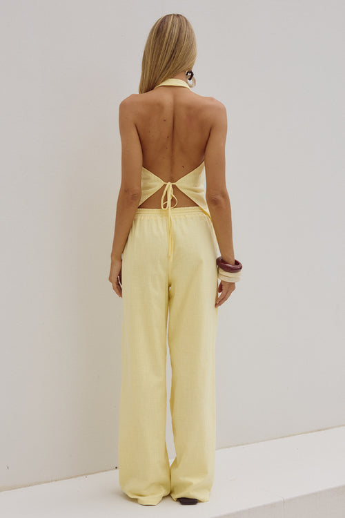 POPPY PANTS - LEMON