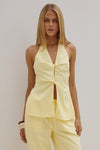 POPPY TOP - LEMON