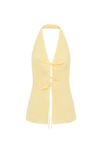 POPPY TOP - LEMON