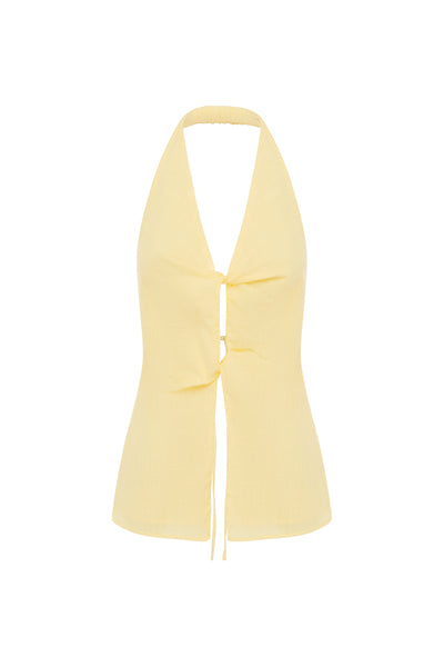 POPPY TOP - LEMON