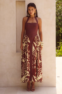 RASTIE MIDI DRESS - MATELO PRINT