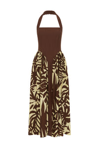 RASTIE MIDI DRESS - MATELO PRINT