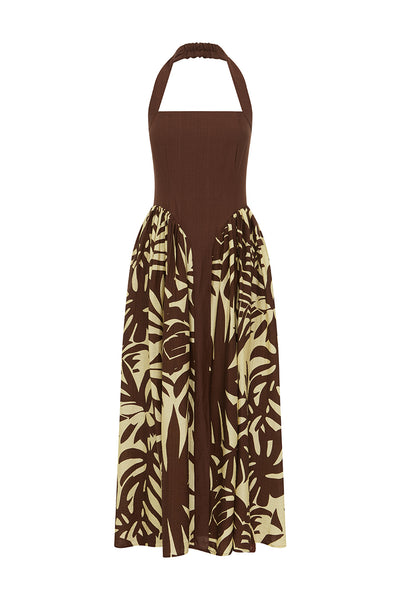 RASTIE MIDI DRESS - MATELO PRINT