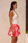 RASTIE MINI DRESS - MATELO RED