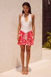 RASTIE MINI DRESS - MATELO RED