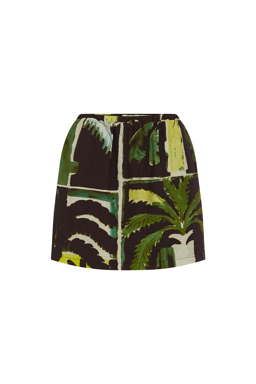 RASTIE MINI SKIRT - ARLO GREEN