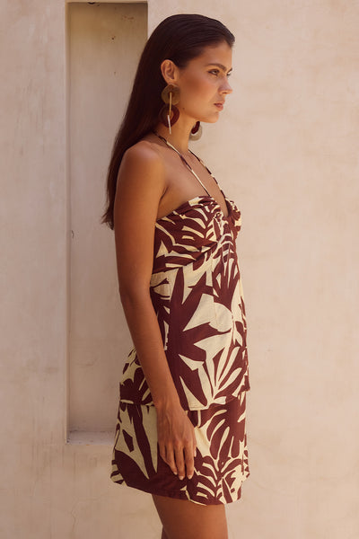 RASTIE MINI SKIRT - MATELO PRINT