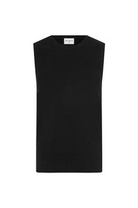 REECE KNIT TANK - BLACK