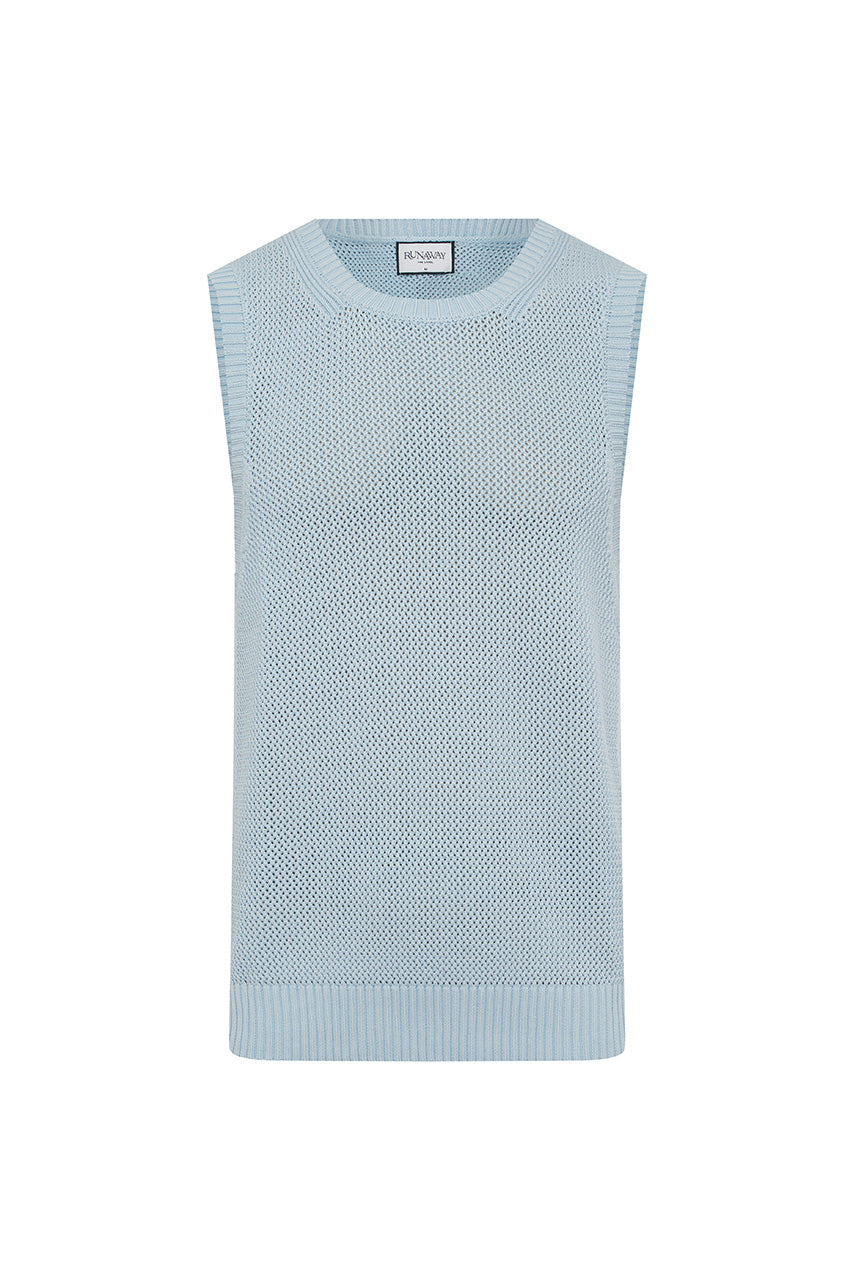 REECE TANK - SKY BLUE