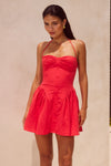 REINE MINI DRESS - RED