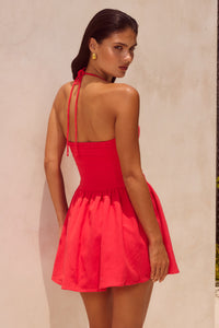 REINE MINI DRESS - RED