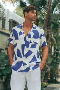 LAZURE SHIRT - BLUE STONE