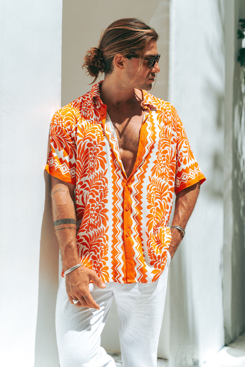 AZARIAH SHIRT - TERRACOTTA