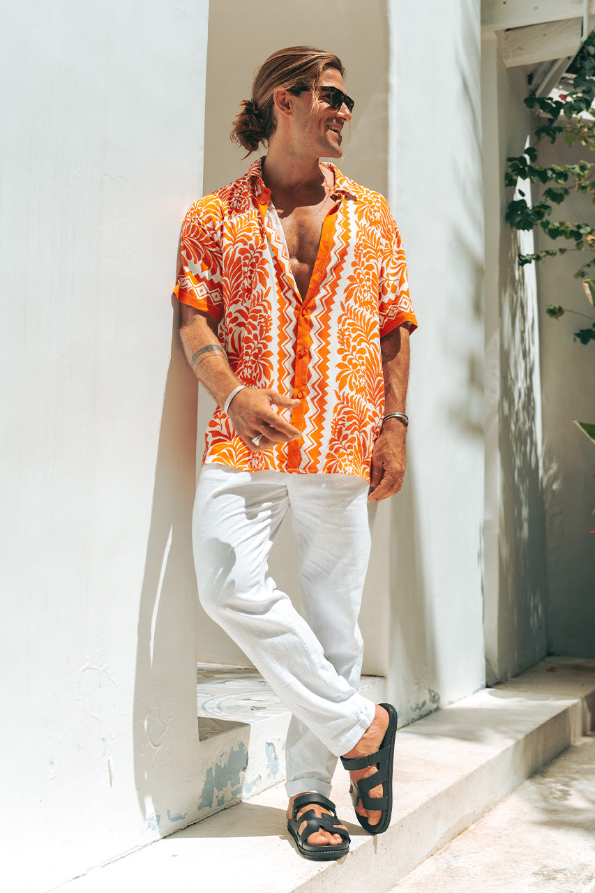 AZARIAH SHIRT - TERRACOTTA