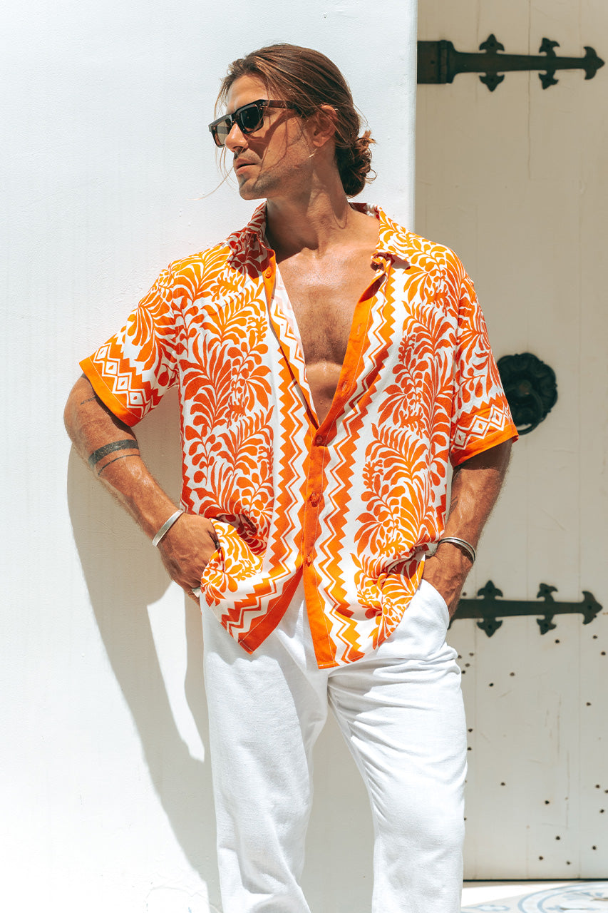 AZARIAH SHIRT - TERRACOTTA