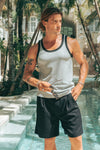 ZORO SINGLET - GREY/BLACK