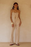 RILEY KNIT PANT - SAND