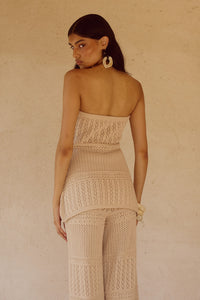 RILEY KNIT PANT - SAND