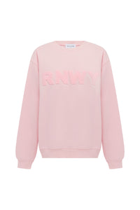 RNWY CREW NECK SWEATER - BALLET PINK