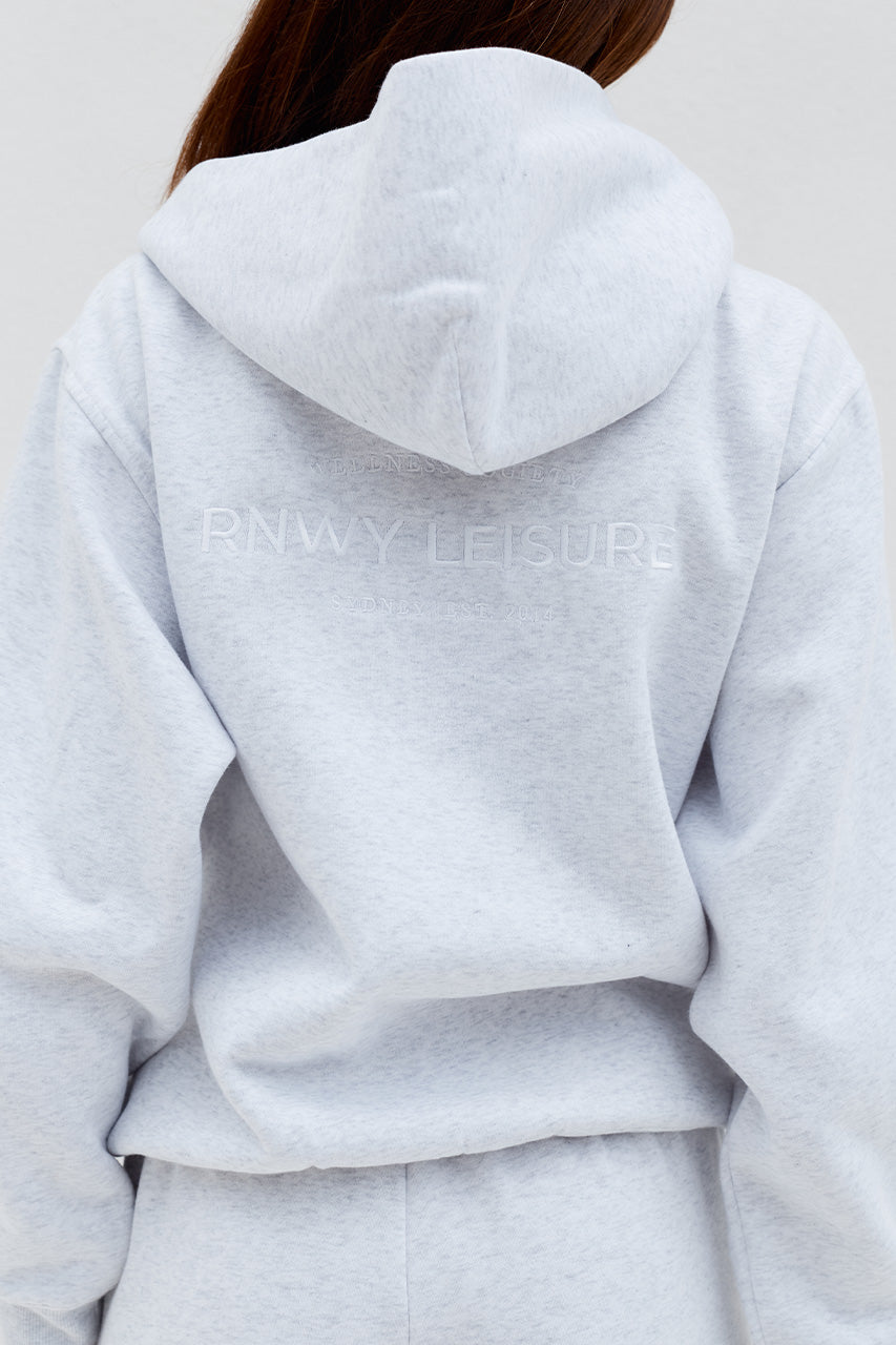 RNWY OVERSIZED HOODIE - GREY MARLE