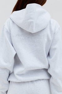 RNWY OVERSIZED HOODIE - GREY MARLE